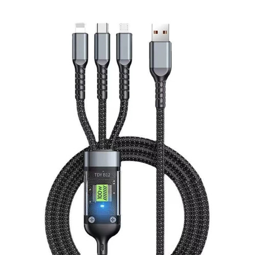 Multi usb ladekabel 3in1 - 1,2m,