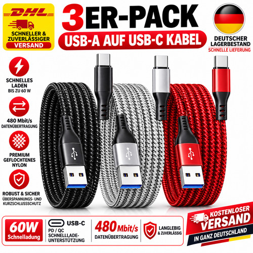 Usb auf ladekabel 1m - a,