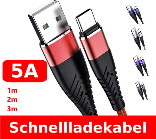 Usb ladekabel 3m kabel - 1m, 2m