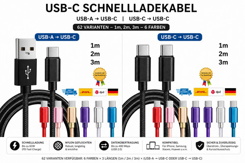 Usb kabel schnellladung - schnellladung,