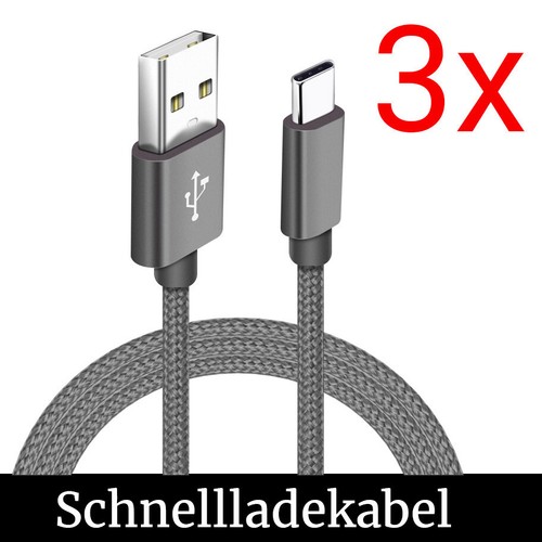 Ladekabel usb typ - 3x, 1m