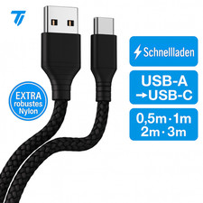 USB A auf USB C Ladekabel 1m