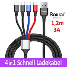 4in1 Ladekabel 3A für Samsung