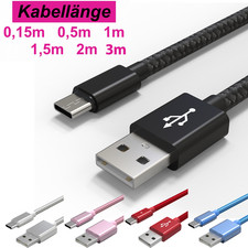 Ladekabel USB C 1m 2m 3m Kabel