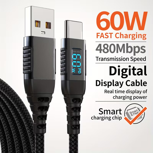 Usb kabel mit led display - usb,